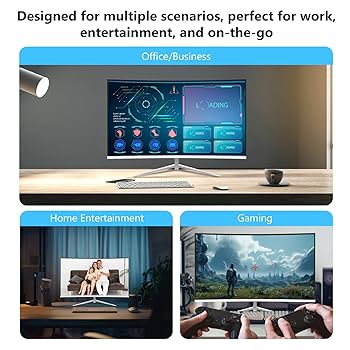 Amazon.com: Z-Edge 24-inch Curved Gaming Monitor, Full HD